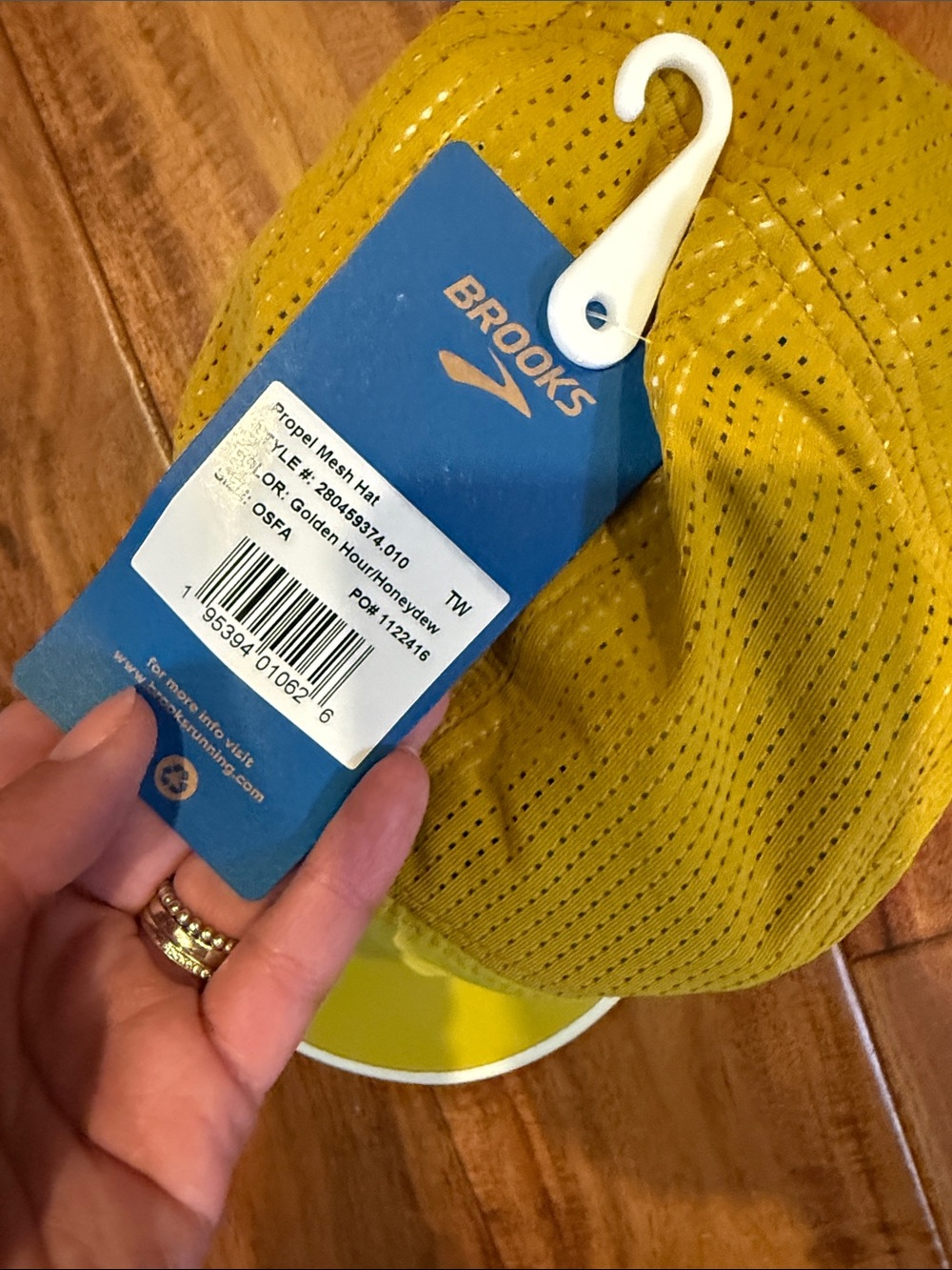 Brooks Propel mesh hat, Performance Running Cap, NWT - Picture 6 of 10